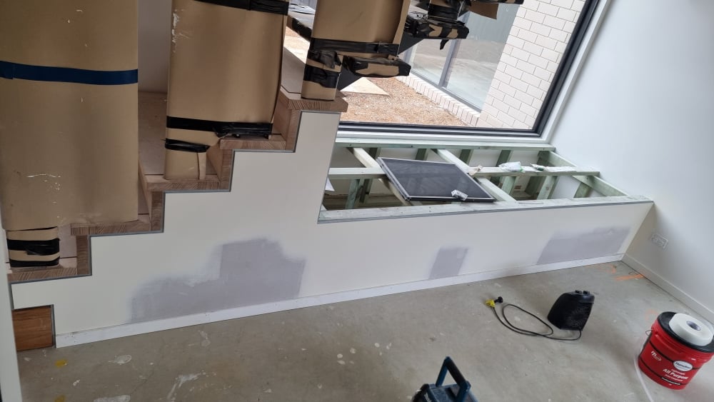 Custom Bench seat plastering work canberra