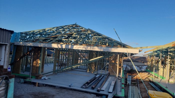 Brand new house frames Goulburn